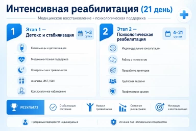 Реабилитация за 21 день в Камышине